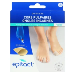 Epitact Doigtiers Epithelium 26 Cors Pulpaires Ongles Incarnés Taille S Boîte de 2