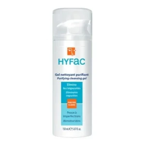 Hyfac Gel Nettoyant Purifiant Dermatologique Peaux Grasses à Tendance Acnéique 150 ml
