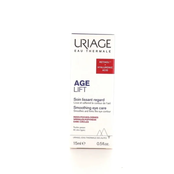 Uriage Age Lift Soin Lissant Regard Anti-Âge Rides, Poches et Cernes