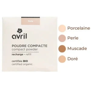 Poudre compacte perle certifiée bio