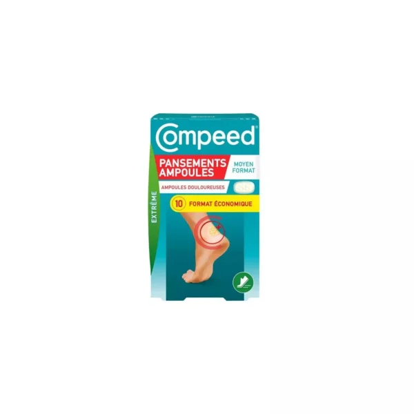 Compeed Pansements Ampoules Extrême Moyen Format Boîte de 10