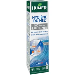 Humer Hygiène du Nez Eau de Mer Isotonique Adulte, Spray 150 ml