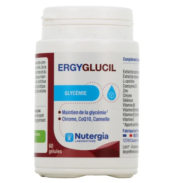 Nutergia Ergyglucil - 60 Gélules