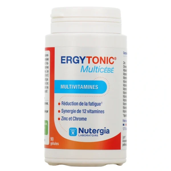 Ergytonic Multicébé Multivitamines 90 Gélules