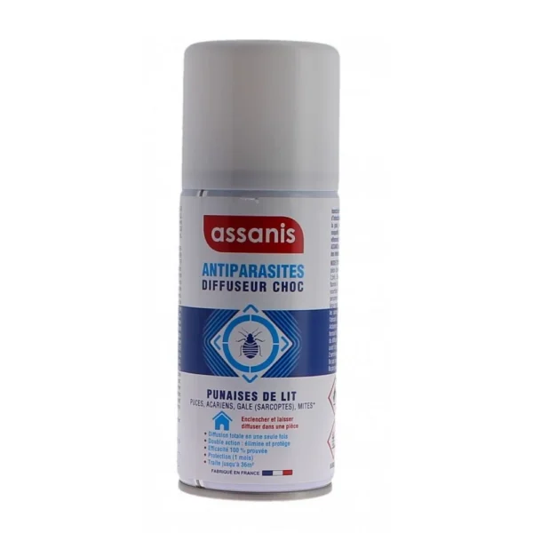 Assanis Antiparasites Diffuseur Choc Fogger Punaises de Lit 150 ml