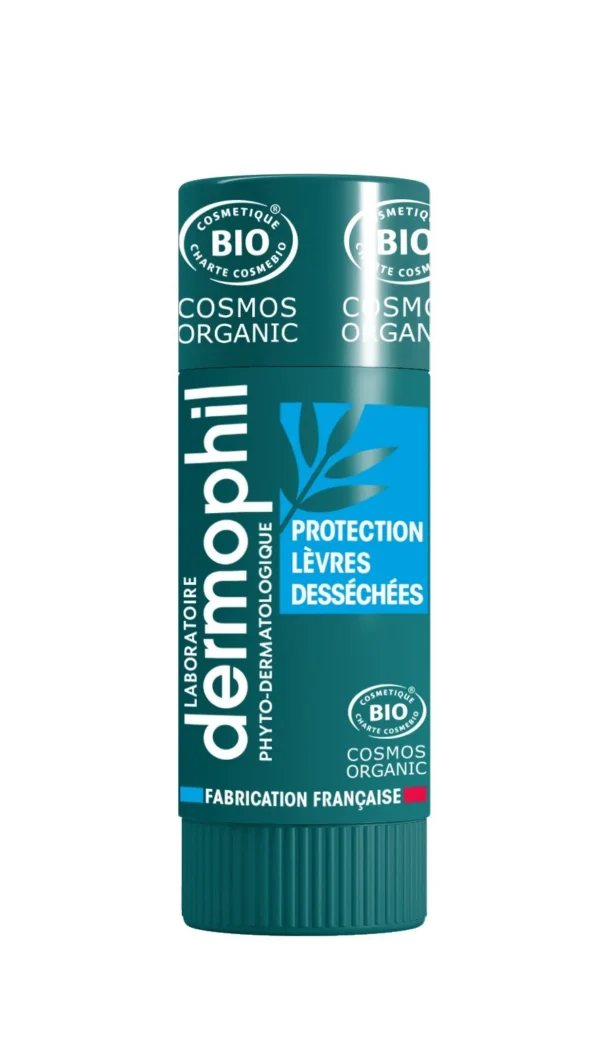 Dermophil Indien Stick Lèvres Bio Protège, Hydrate et Nourrit 4 g