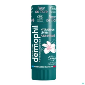 Dermophil Indien Stick Lèvres Hydratation Fleur de Tiaré Bio