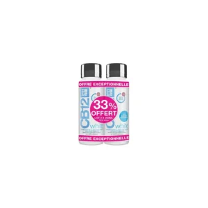 CB12 White Bain de Bouche Blancheur 12 Heures Menthe Légère Lot de 2 x 250 ml
