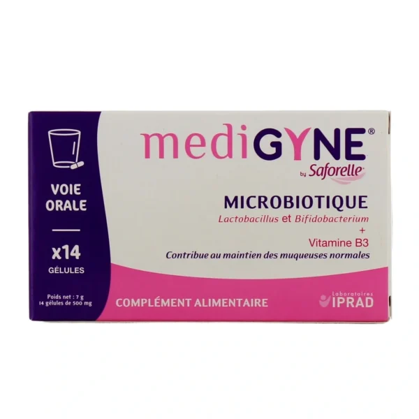 Medigyne microbiotique 14 gélules