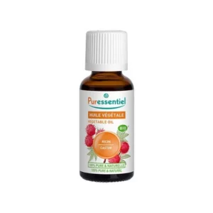 Puressentiel Huile Végétale de Ricin Bio 100 % Pure Première Pression à Froid Cosmos Organic 50 ml