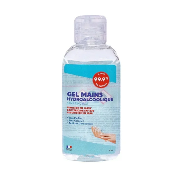Gel Hydroalcoolique Mains Format Nomade, 50 ml