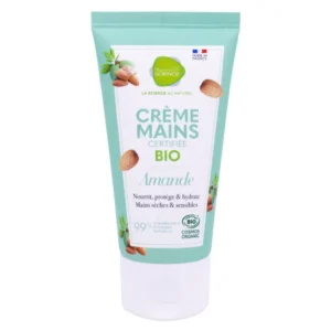 Pharmascience Crème Mains Bio Amande Douce Peaux Sèches Sensibles Hydratante Nourrissante 50 ml
