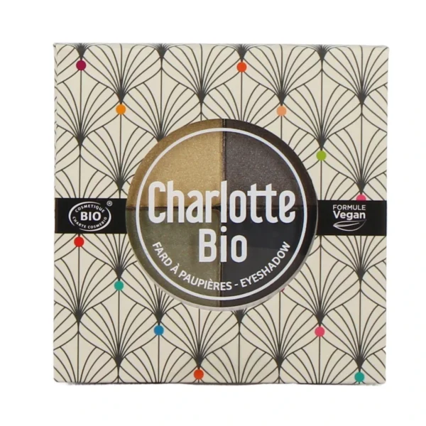 La palette de 4 fards à paupières BIO - Nude Brun