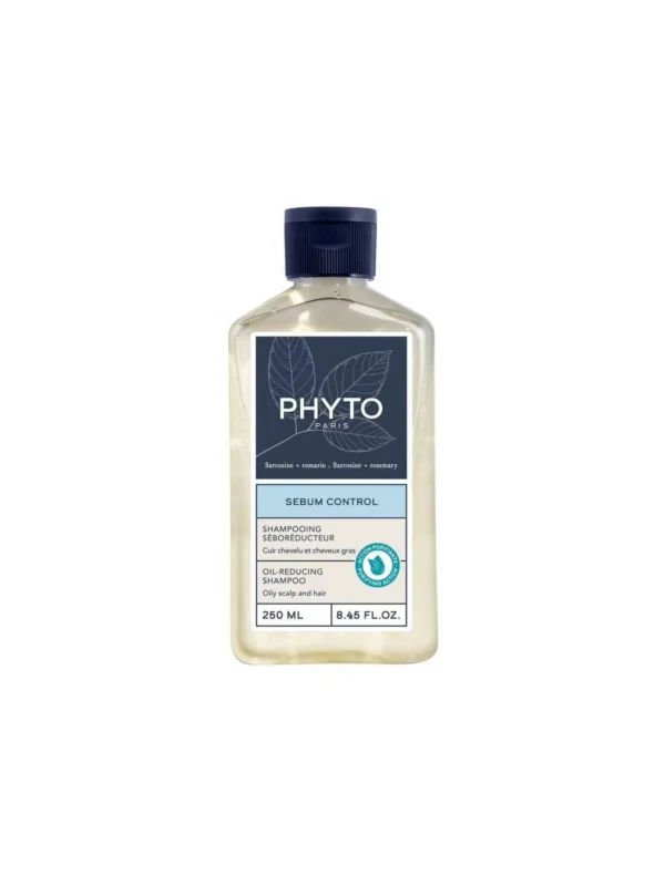 Phyto Solution Sebum Control Shampooing Séboréducteur Cuir Chevelu et Cheveux Gras 250 ml