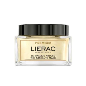 Lierac Premium Le Masque Absolu Anti-Âge Régénérant Santal Blanc ARN de Baobab Papaïne Tous Types de Peaux 50 ml