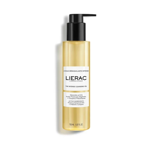 Lierac L'Huile Démaquillante Intense Visage Yeux Lèvres Waterproof Camélia Amande Douce Carthame 92 % Naturelle 150 ml