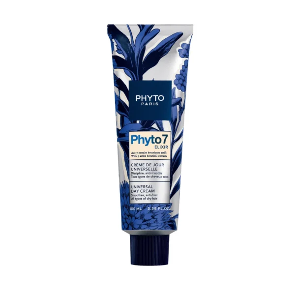 Phyto Phyto 7 Élixir Crème de Jour Universelle Cheveux Sans Rinçage 7 Extraits Botaniques Nourrit et Protège 100 ml