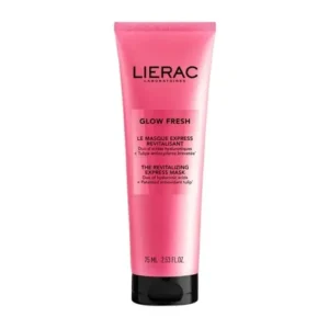 Lierac Glow Fresh Le Masque Express Revitalisant Acides Hyaluroniques Tulipe Coup d'Éclat Tous Types de Peaux 75 ml