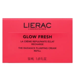 Lierac Glow Fresh La Crème Repulpante Éclat Acide Hyaluronique Squalane Tulipe Peaux Normales à Sèches Recharge 50 ml