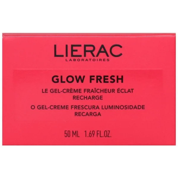 Lierac Glow Fresh Le Gel-Crème Fraîcheur Éclat Acide Hyaluronique Tulipe Peaux Normales à Mixtes Recharge 50 ml