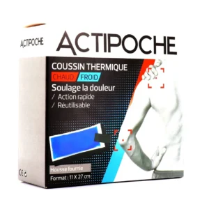 Actipoche Coussin Thermique Chaud Froid Moyen Modèle 11 x 27 cm