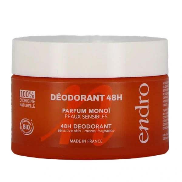 Endro Déodorant 48H Monoï Bio 50 g
