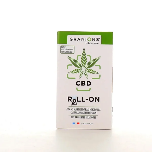 Granions Roll-on Zen au CBD et Huiles Essentielles Relaxant 5 ml