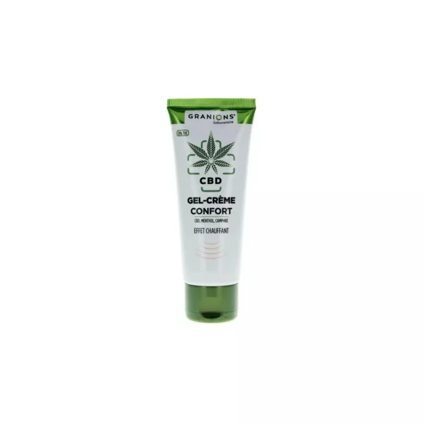 Granions CBD Gel-Crème Confort Effet Chauffant Massage Corps 75 ml