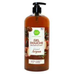 Pharmascience Gel Douche Réconfortant à l'Extrait d'Argan Bio Visage et Corps Toute la Famille 1 L