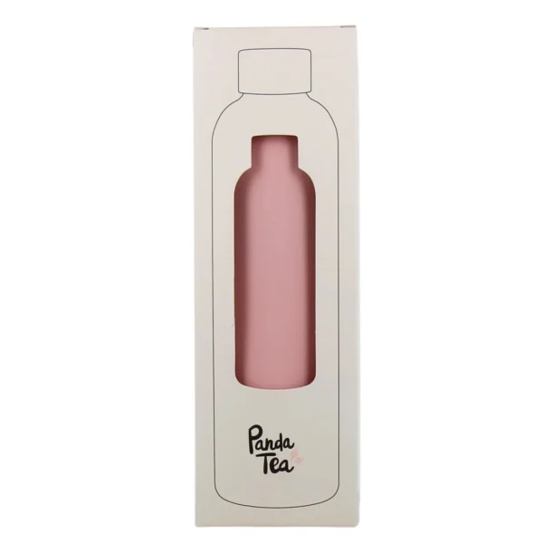 Panda Tea - Gourde Isotherme Rose - 500ml