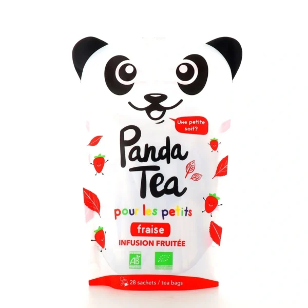 Infusion fruitée pour les petits fraise bio 28 sachets