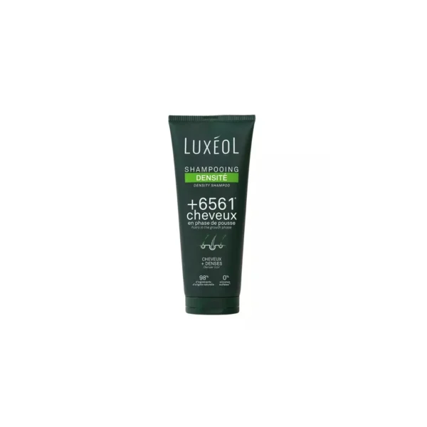 Luxéol Shampooing Densité Biotine Sodium DNA Cheveux Clairsemés Fortifiant 200 ml