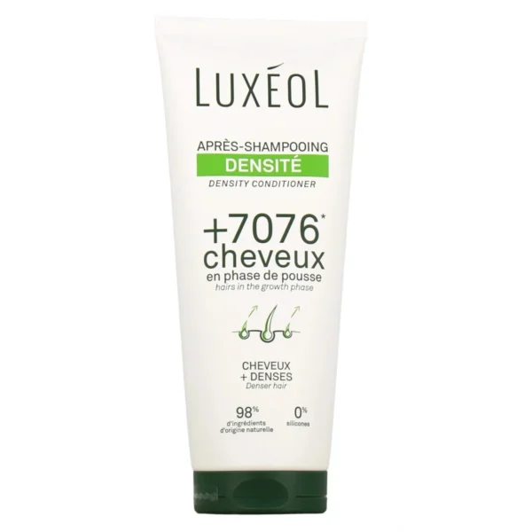 Luxéol Après-Shampooing Densité Biotine et Sel d'ADN Densité Capillaire Sans Silicone 200 ml