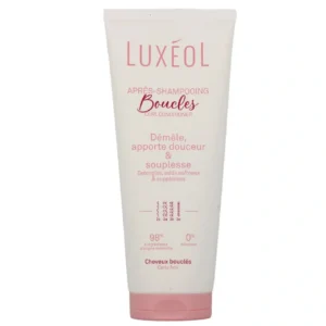 Luxéol Après-Shampooing Boucles Démêlant Cheveux Ondulés à Bouclés Sans Silicone 200 ml