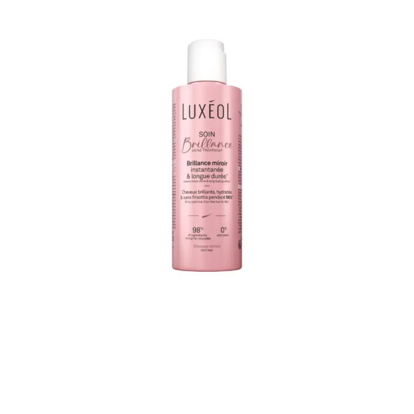 Luxéol Soin Miroir Brillance Cheveux Ternes Sans Rinçage Algue Brune Macadamia 200 ml