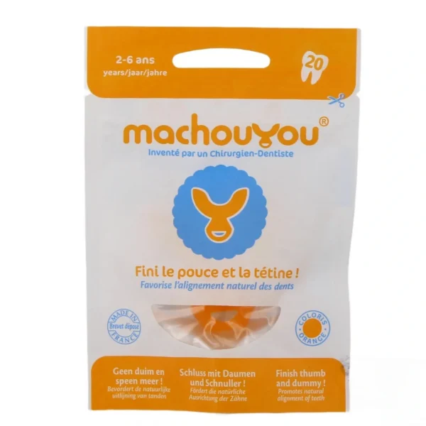 Machouyou Dispositif 1ère Dentition Sevrage des Succions (Orange)