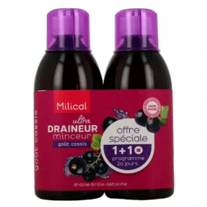 Ultra Draineur Minceur Lot de 2 x 500 ml - Goût : Cassis