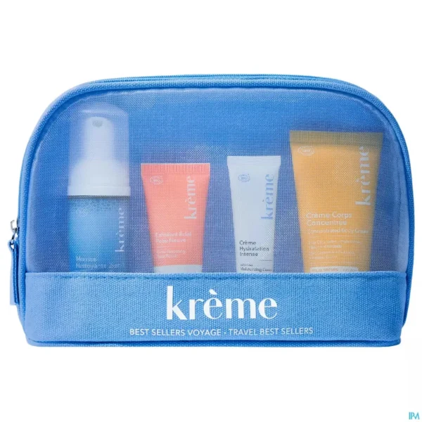 Krème Trousse Best-Sellers Voyage 4 Soins Bio Visage et Corps