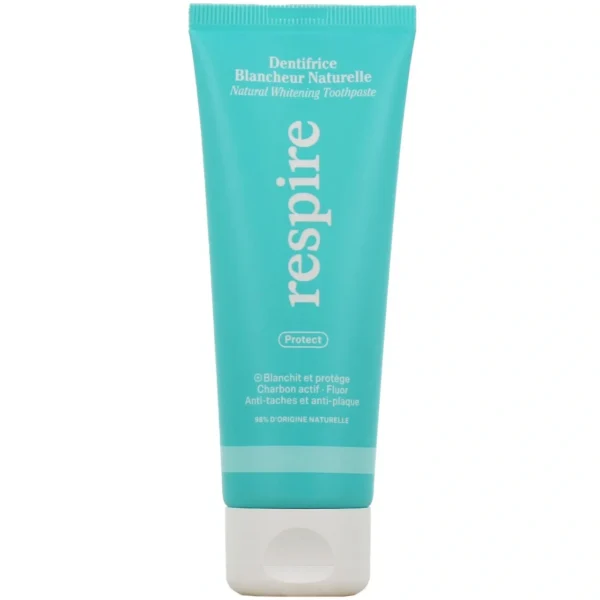 Respire Dentifrice Naturel Blancheur Charbon Actif. 75ml