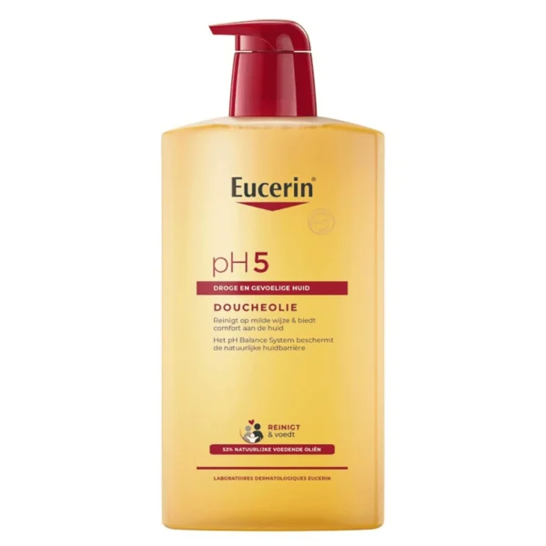 Eucerin pH5 Huile de Douche Peaux Sèches et Sensibles 1 L