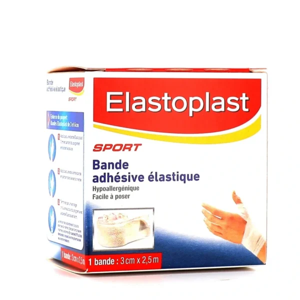 ELASTOPLAST BANDE ADHESIVE ELASTIQUE - 3cm
