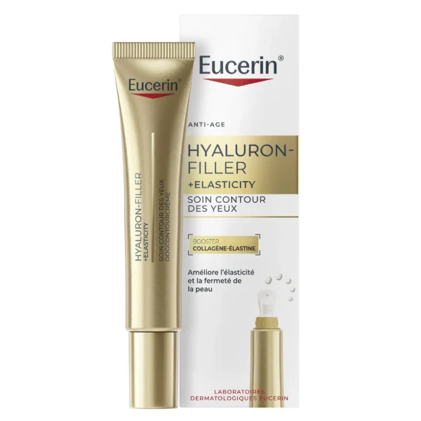 Eucerin Hyaluron-Filler + Elasticity Soin Contour des Yeux SPF20 Anti-Âge