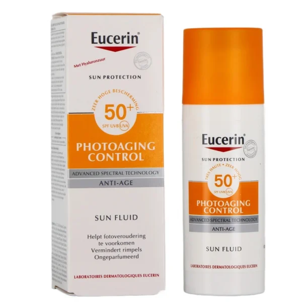 Eucerin Sun Photoaging Control Fluide Visage Anti-Âge SPF50+ 50 ml