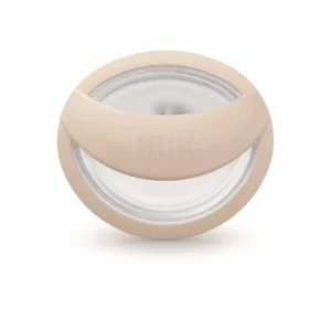 NUK Perfect Match 2 Sucettes 0-6 Mois Beige Rouge Silicone Sensation du Sein Allaitement