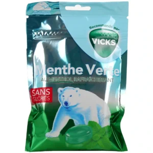 Vicks Bonbons Menthol Sans Sucres - 72g