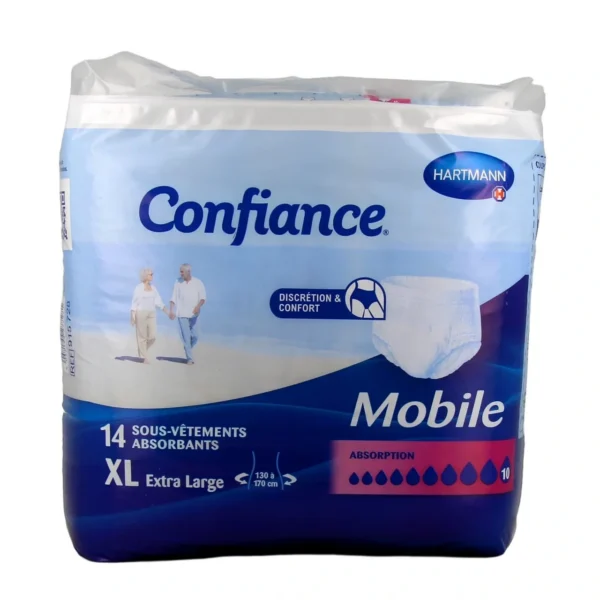 Slip Confiance® Mobile Absorption 10 XL – Paquet de 14 Hartmann