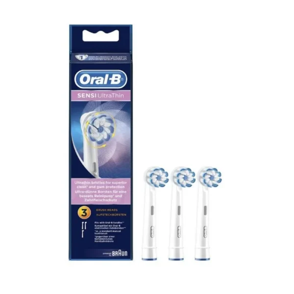 Oral-B Sensitive Clean Brossettes de Rechange Lot de 3