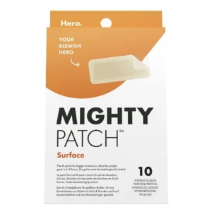 Mighty Patch Surface Patchs Anti-Acné Zones Étendues 10 Patchs Hydrocolloïdes