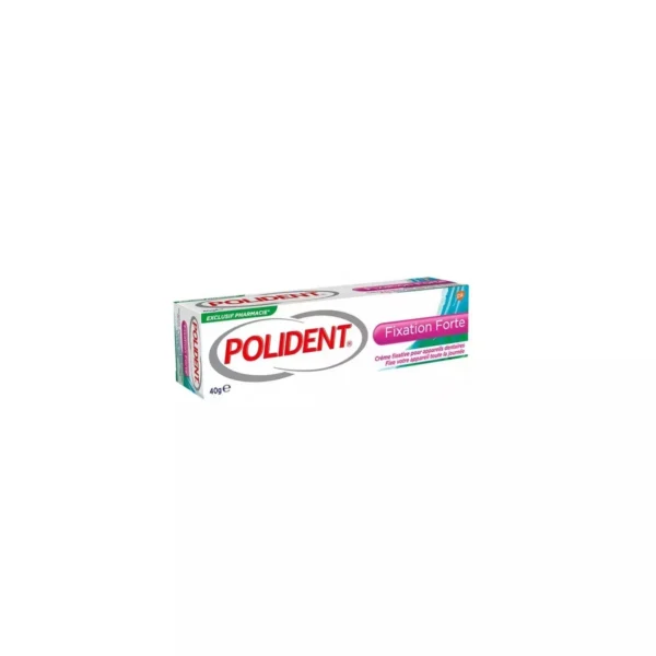 Polident Crème Adhésive Fixation Forte pour Appareil Dentaire 40 g