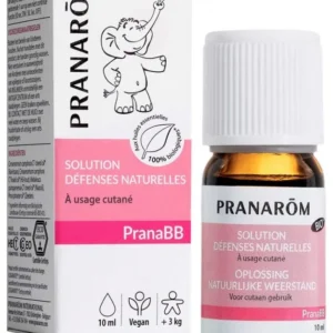 Pranarôm PranaBB Bio Solution Défenses Naturelles Massage Bébé dès 3 Mois 10 ml